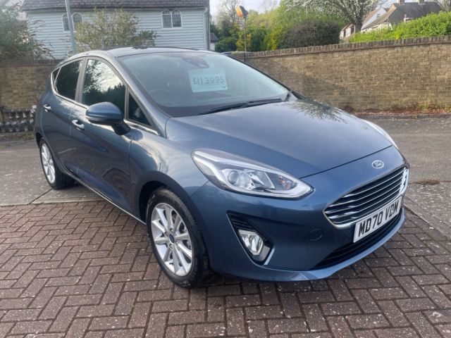 2021 (70) Ford Fiesta 1.0T EcoBoost MHEV Titanium Hatchback 5dr Petrol Manual Euro 6 (s/s) (125 ps)